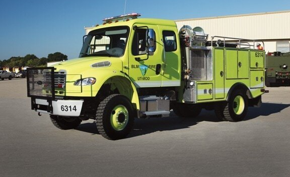 water tank on emergency vehicle