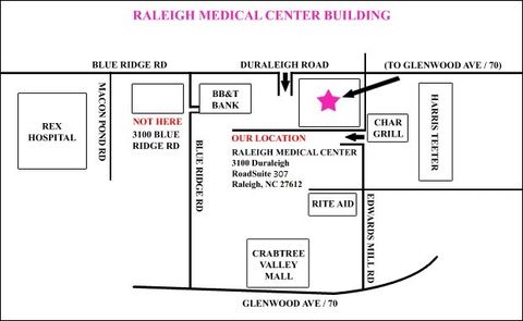 Raleigh NC Fitness Center — Map Direction in Raleigh, NC