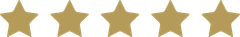 A row of gold stars on a white background.