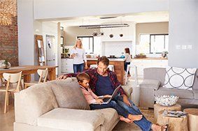 Family at Home — Renters Insurance in Cambridge, MD
