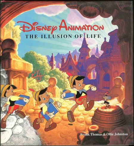 A Disney illustration of Pinocchio done by Frank Thomas & Olli Johnston