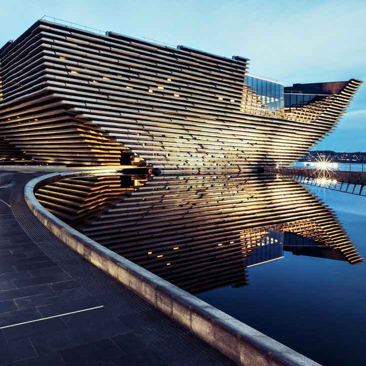 The award winning V and A Gallery in Dundee