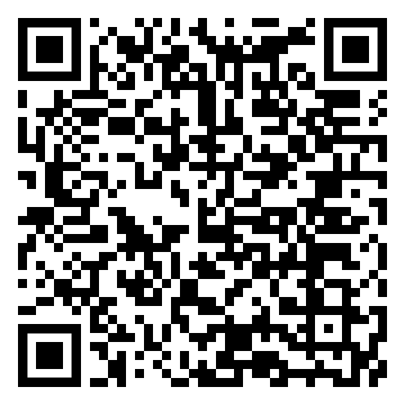 Ein schwarz-weißer QR-Code auf weißem Hintergrund.