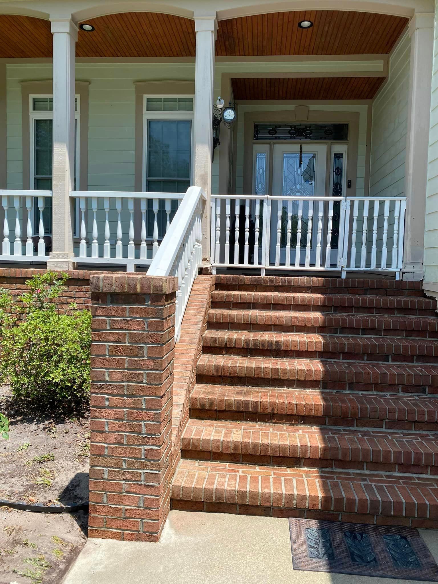 A Brick Porch — Leland, NC — Coastal Exterior Solutions