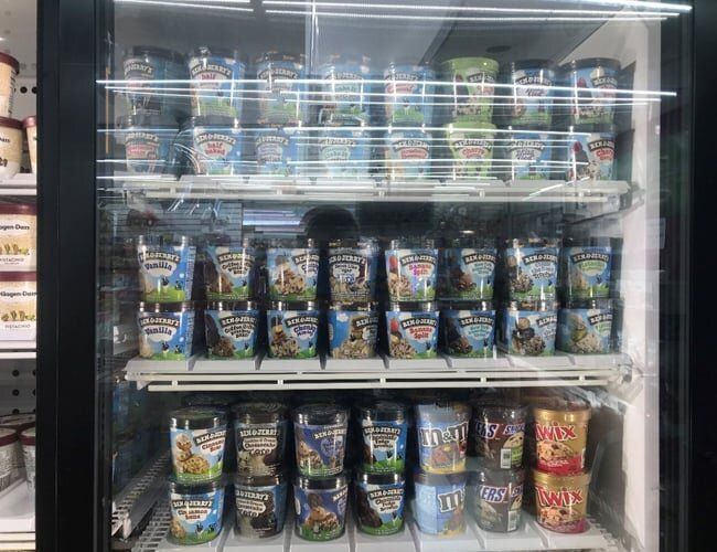 Different Ice Cream In Refrigerator  | North Haven, CT | Joe’s Ice Cream
