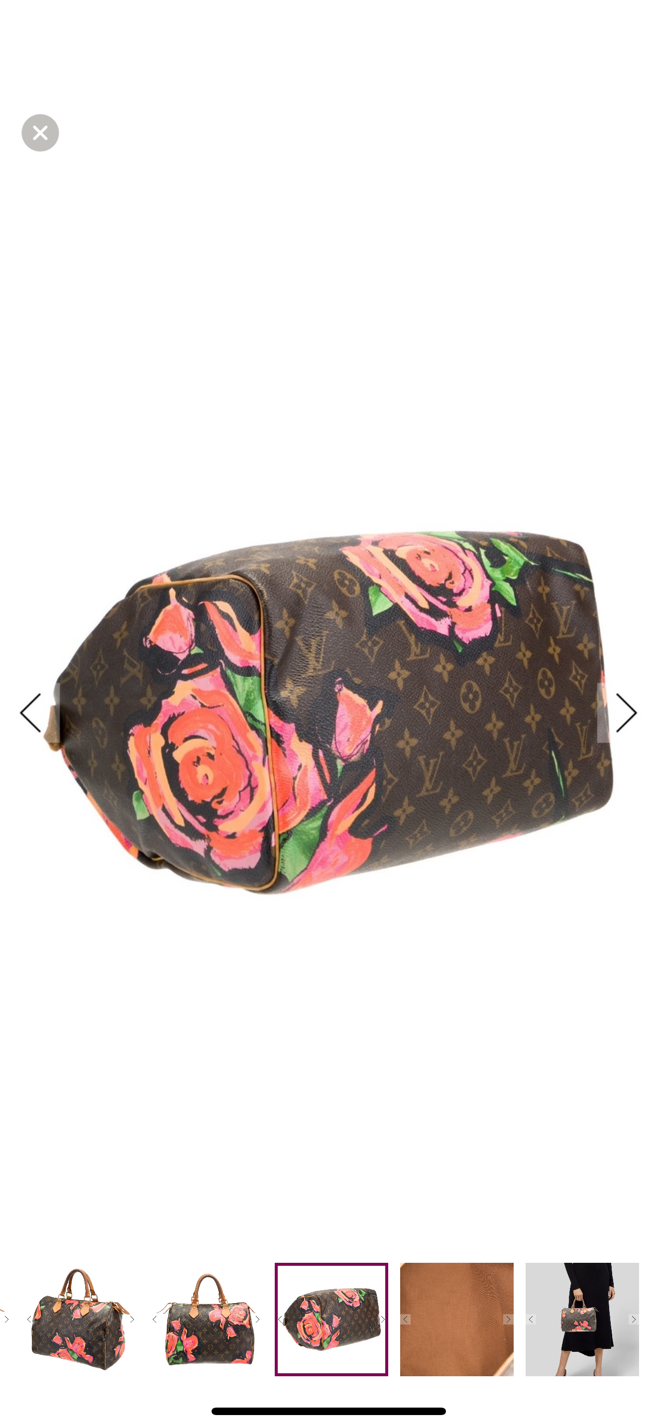 Stephen Sprouse x Louis Vuitton Monogram Roses Speedy 30