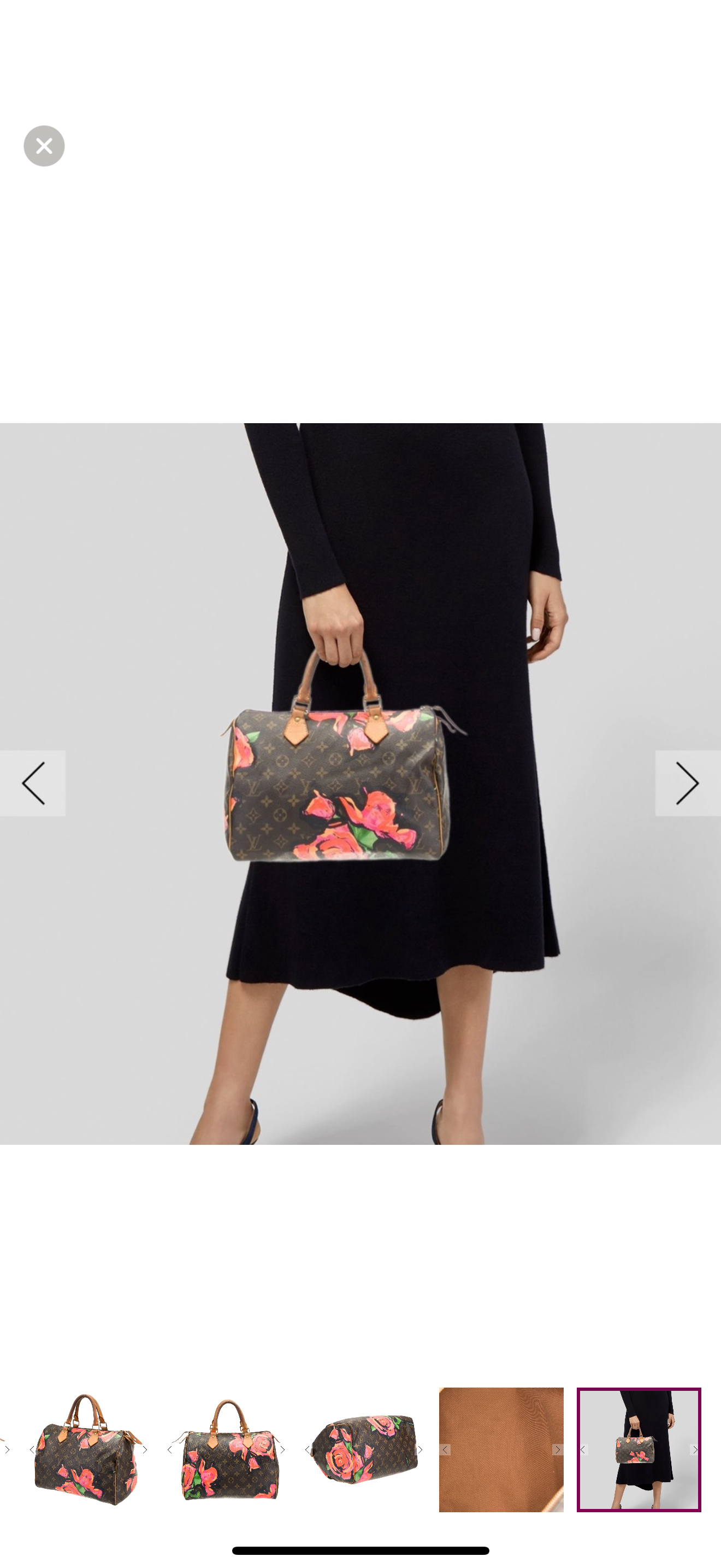 Stephen Sprouse x Louis Vuitton Monogram Roses Speedy 30