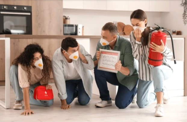 Emergency preparedness checklist with a pen, listing potential natural disasters.