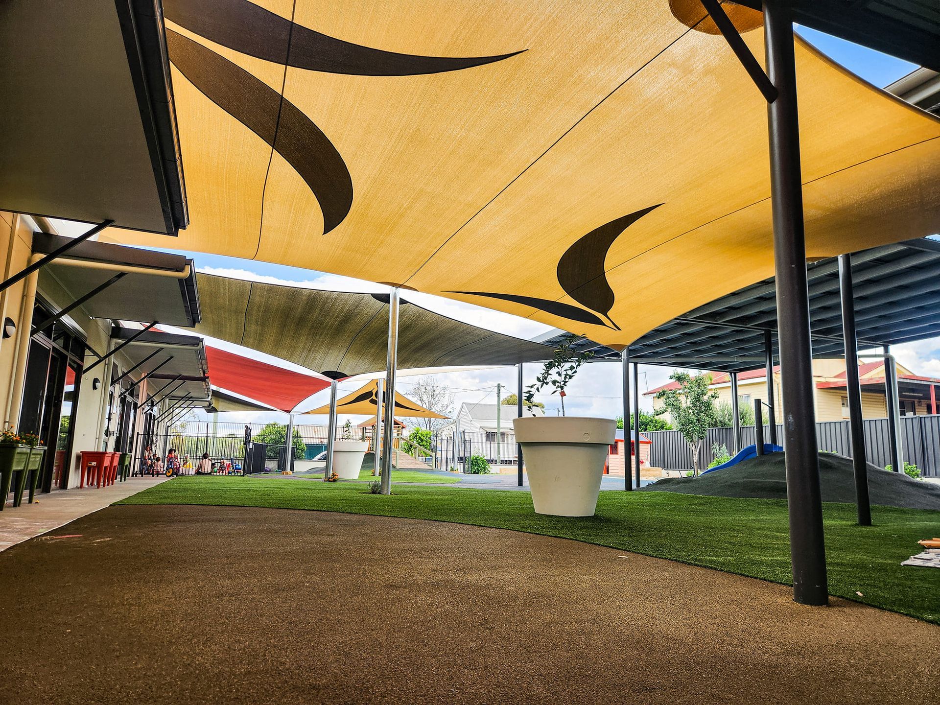 Patterned Shade Sail - New England Shade Sails in North Tamworth, NSW