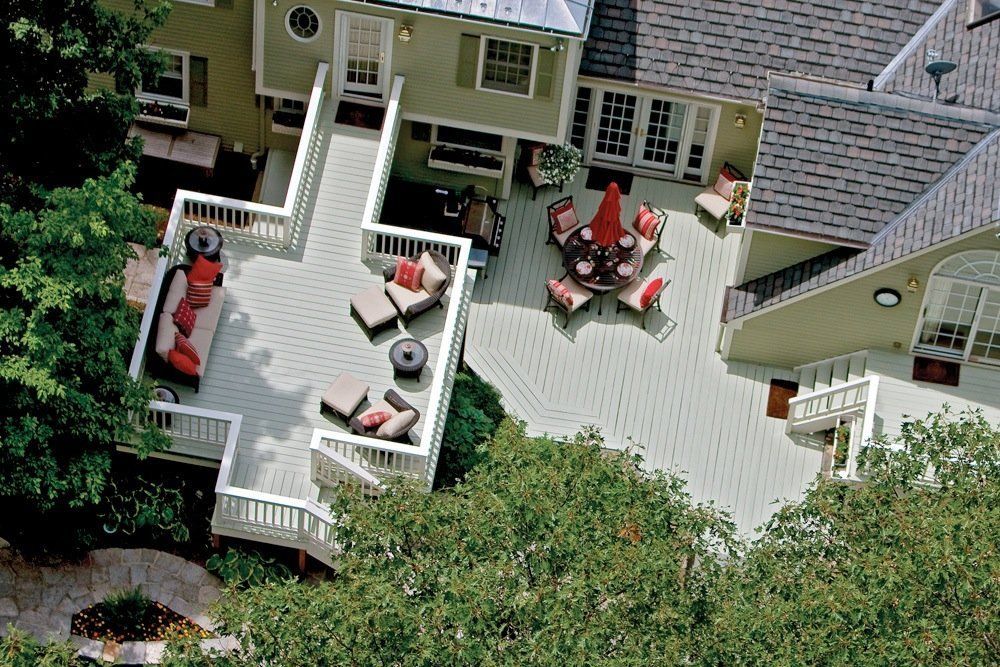 Top View of A Big House — Fairfield, CT — Stephen Gidley Inc.