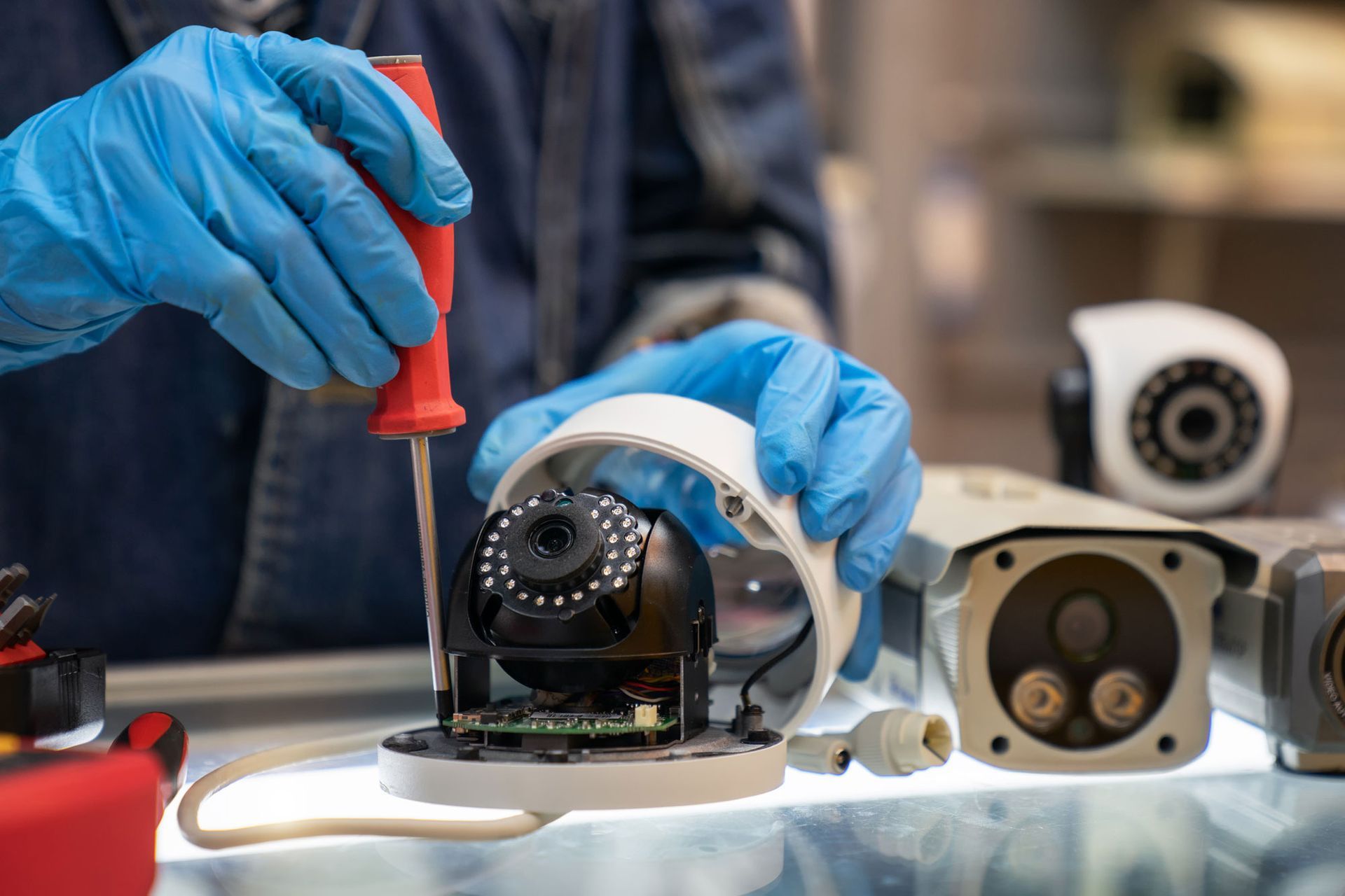 intervento di manutenzione su impianto