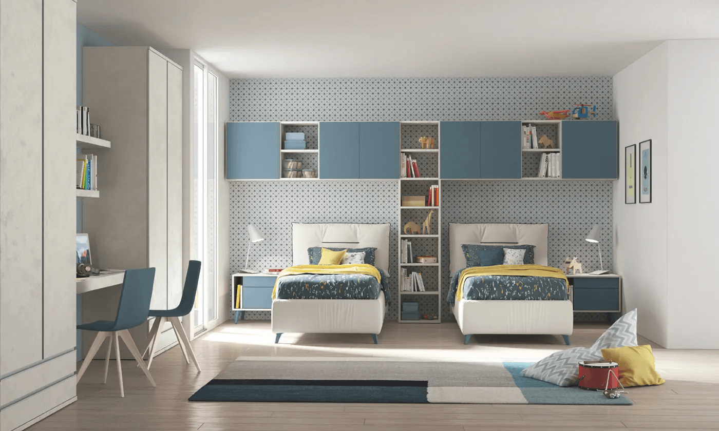 camera ragazzi doppio letto