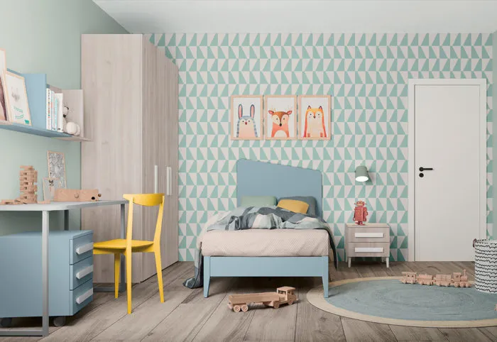 camera azzurra ragazzi