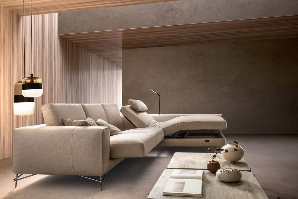 divano con chaise longue