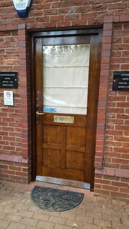 New door made for Cambridge Crematorium