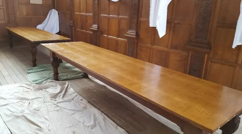 restored table furniture
