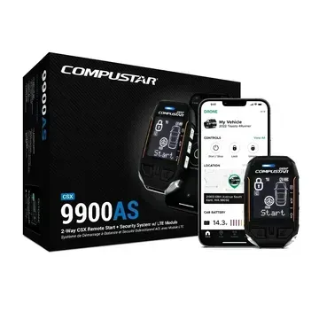 Compustar 9900as 2 way car remote start security system