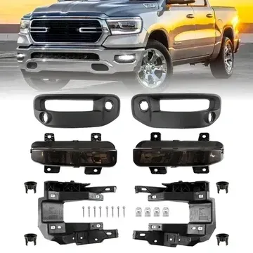 It looks like a ram truck with a lot of parts on it.