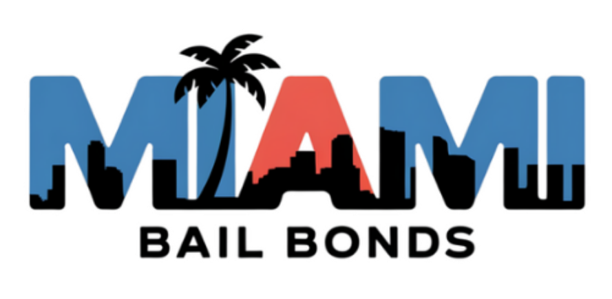 Miami Bail Bonds White Logo