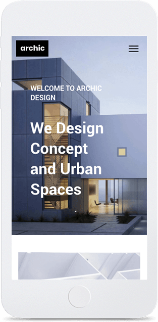 Architect mobile website 