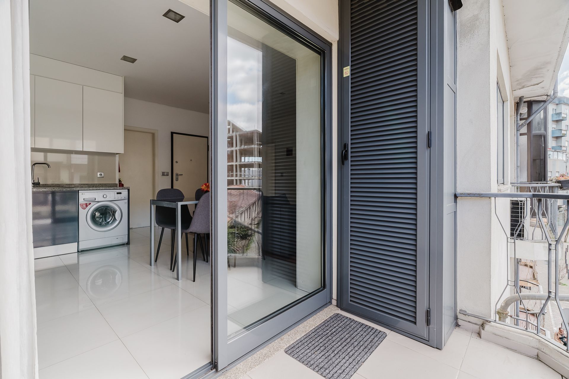A large house with a driveway leading to it
