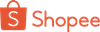 Shopee logo: orange shopping bag icon with a white