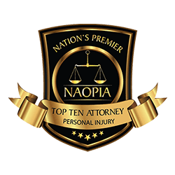 The logo for nation's premier naopia top ten attorney personal injury — Willmar, MN — Schneider & Madsen PC
