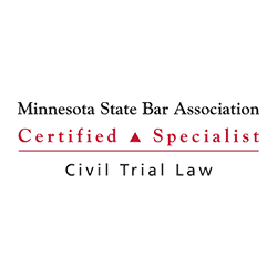 The minnesota state bar association certified specialist civil trial law logo — Willmar, MN — Schneider & Madsen PC
