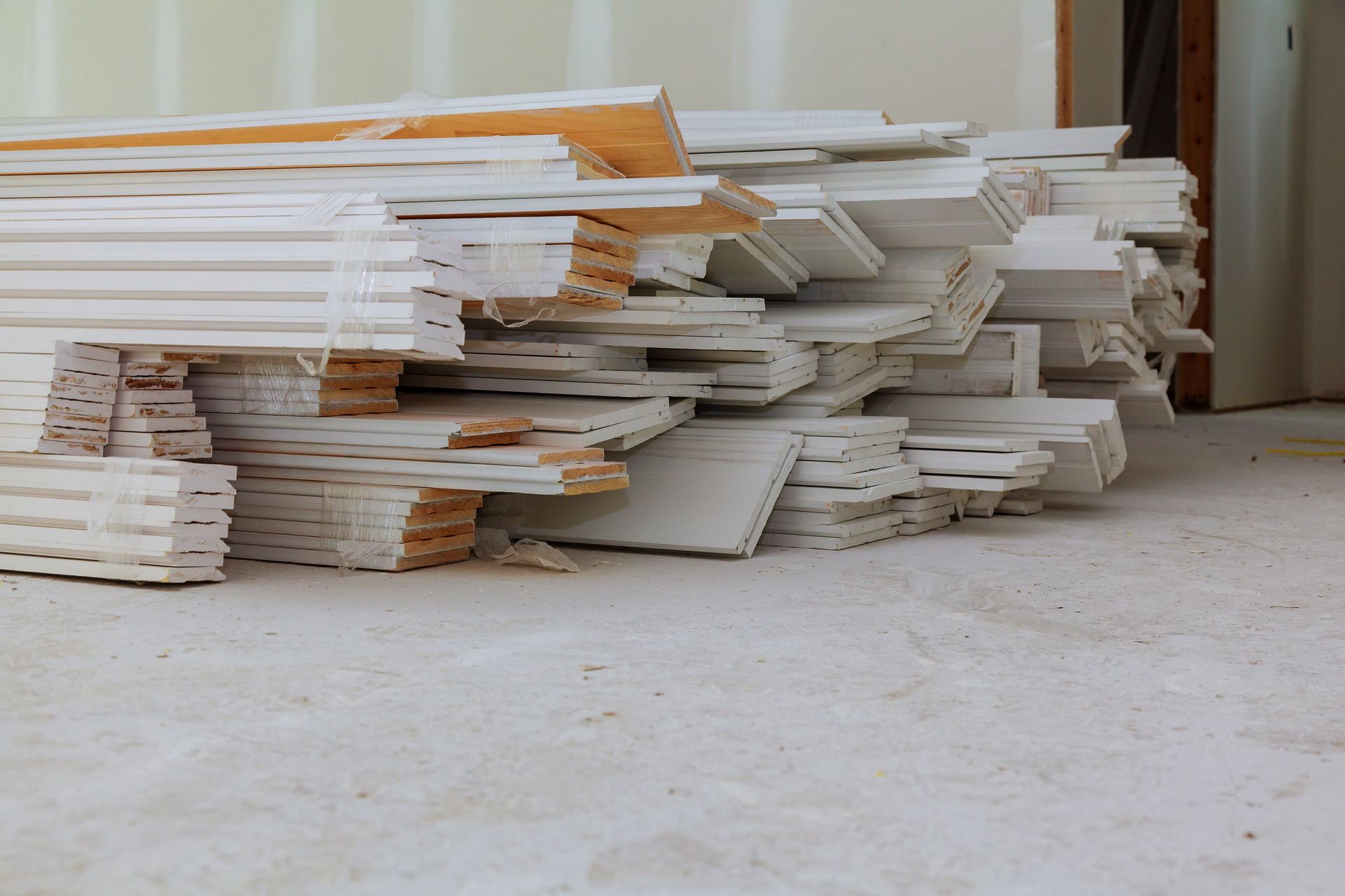 boards for trim installation