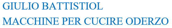 Giulio Battistol - Macchine per Cucire Oderzo - Logo