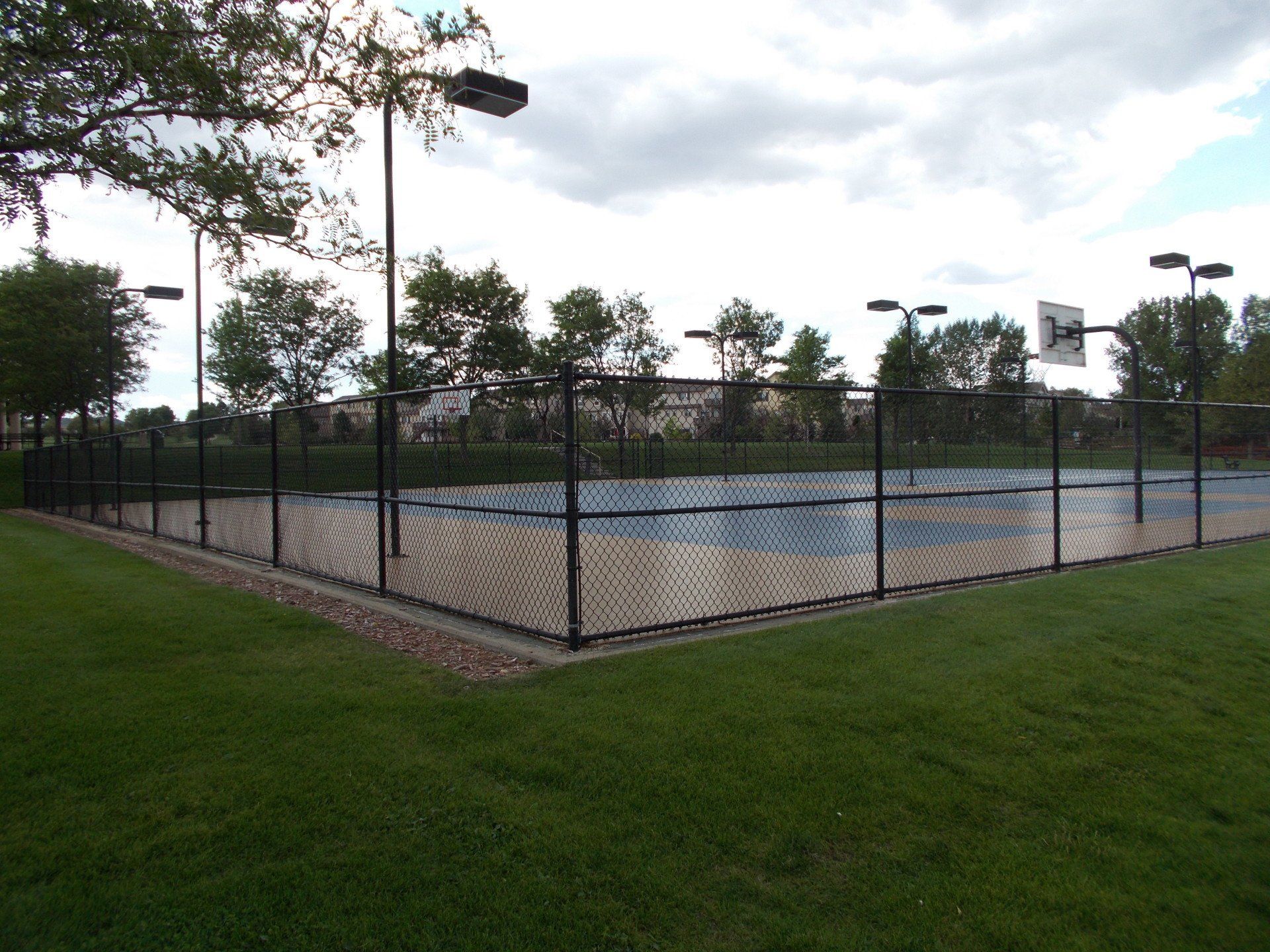 Basketball Court with Fence — Kiowa, CO — Frontier Fence