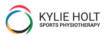 A logo for kylie holt sports physiotherapy