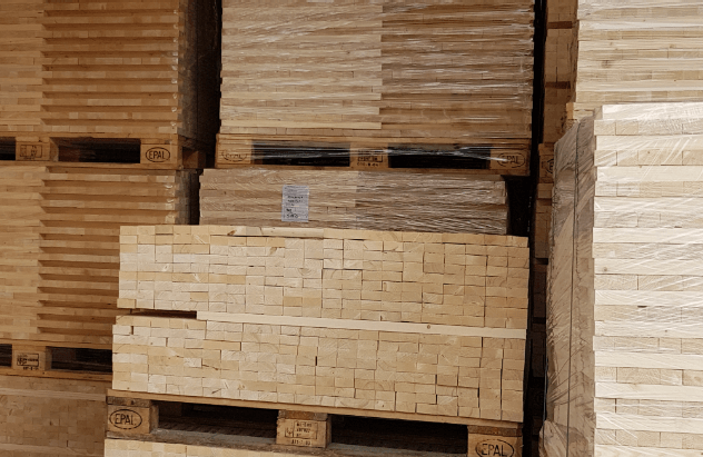 wooden strips for packaging