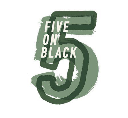 five on black