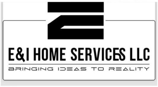 The logo for e & i home services llc bringing ideas to reality