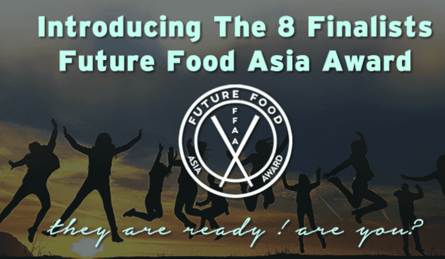 Poster of the 8 finalists future food asia award