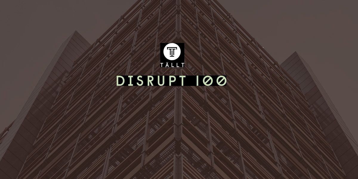 Disrupt 100 index poster