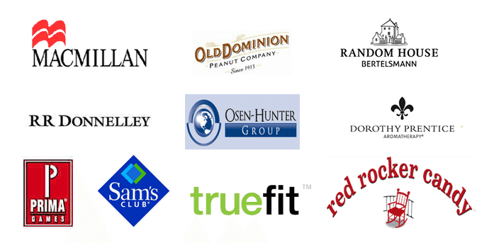 Packaging Company in Greene County, VA: A collection of logos including macmillan and sam 's club
