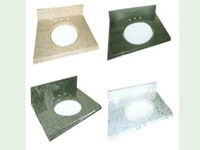 Top per mobili bagno in marmo