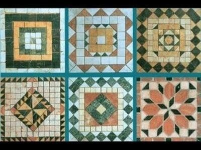 Rosoni rosoni e greche in marmo e granito