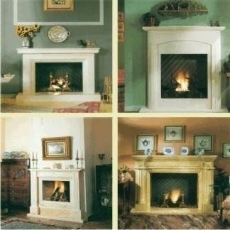 Rivestimenti e cornici in marmo per camini. Linea classic
