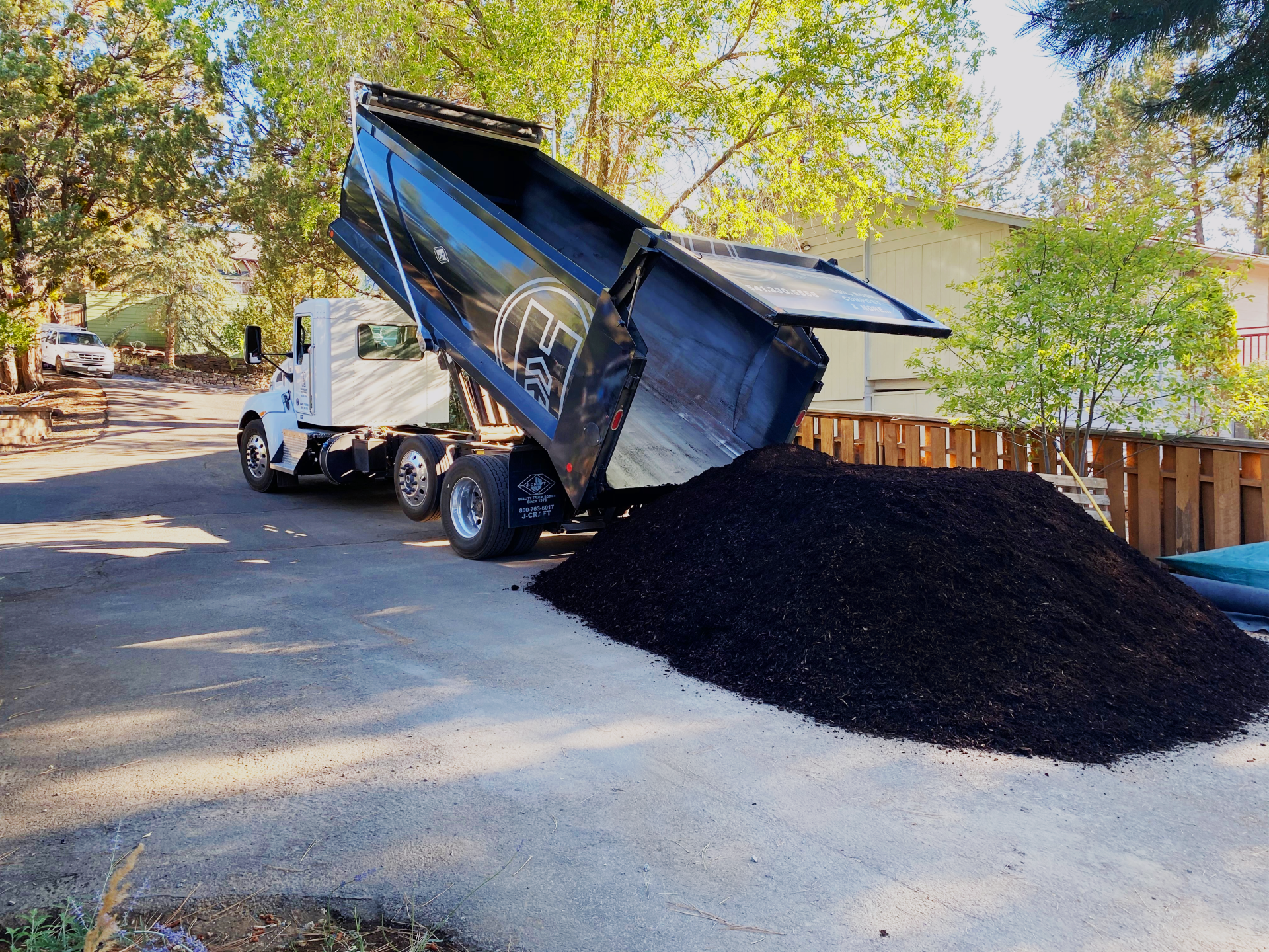 Dump Delivery — Mulch Delivery Mulch In The Garden in Bend,OR