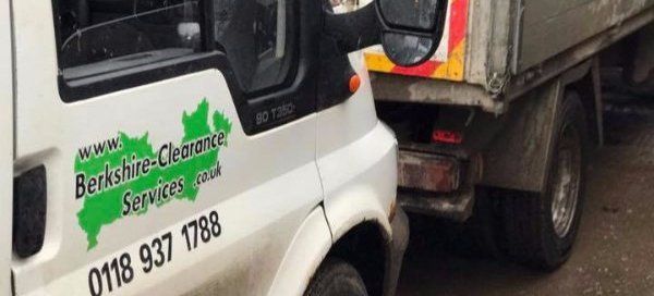 BERKSHIRE CLEARANCE SERVICES CAGED VEHICLE FOR SAME DAY WASTE COLLECTIONS