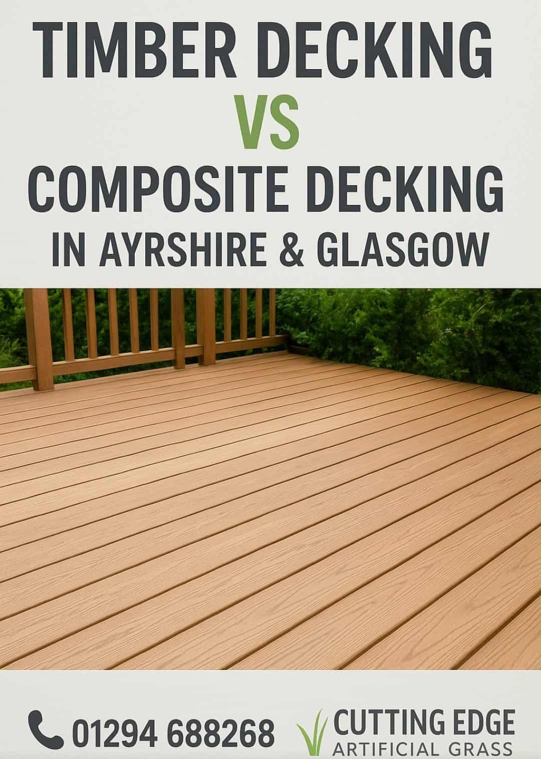 Timber Decking vs Composite Decking in Ayrshire or Glasgow