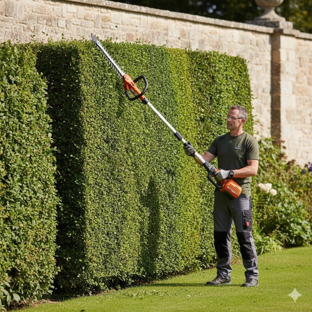 Long reach Hedge Trimming Ayrshire