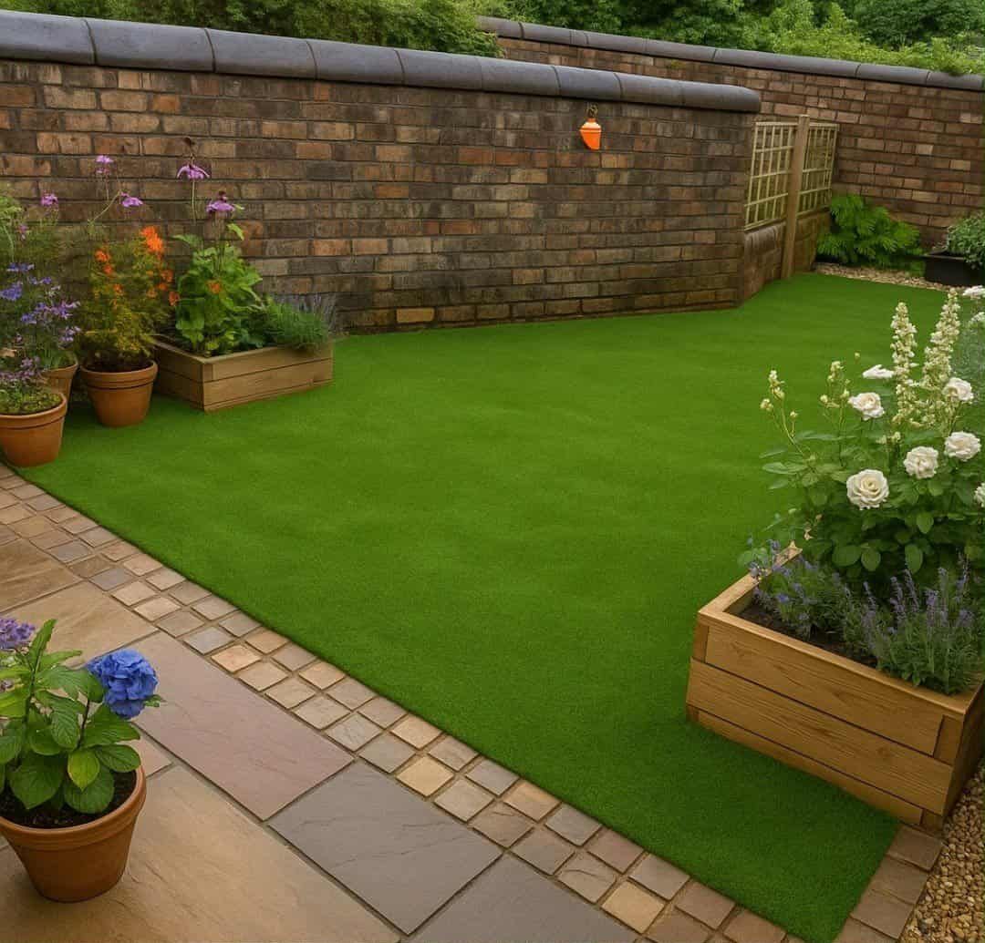 Brighten up your artificial grass with planters and pots Artificial Grass installers and fitters in Paisley