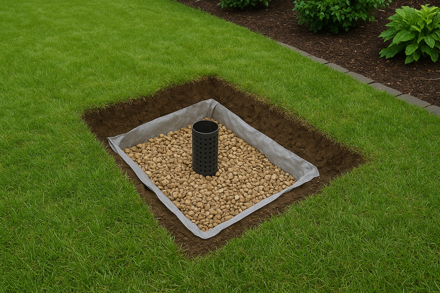 soakaway drainage Irvine