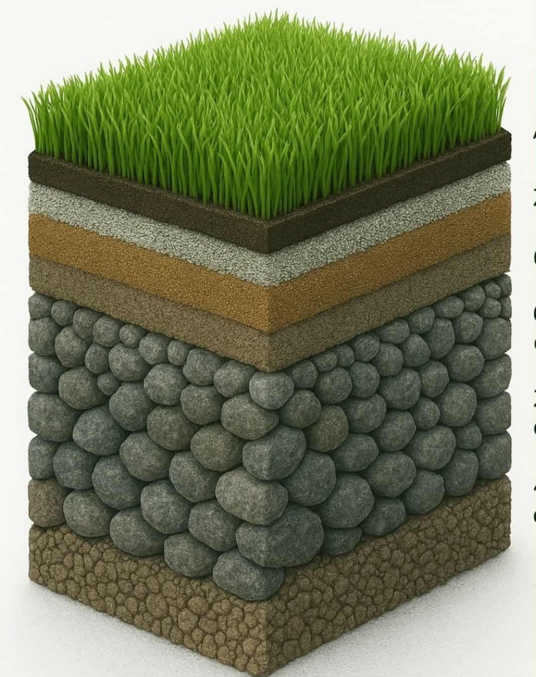 Fast Draining Sub-Base Layers