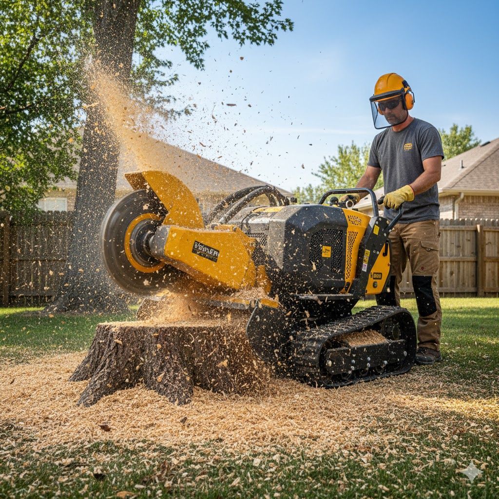 Tree stump grinding Irvine, Ayrshire