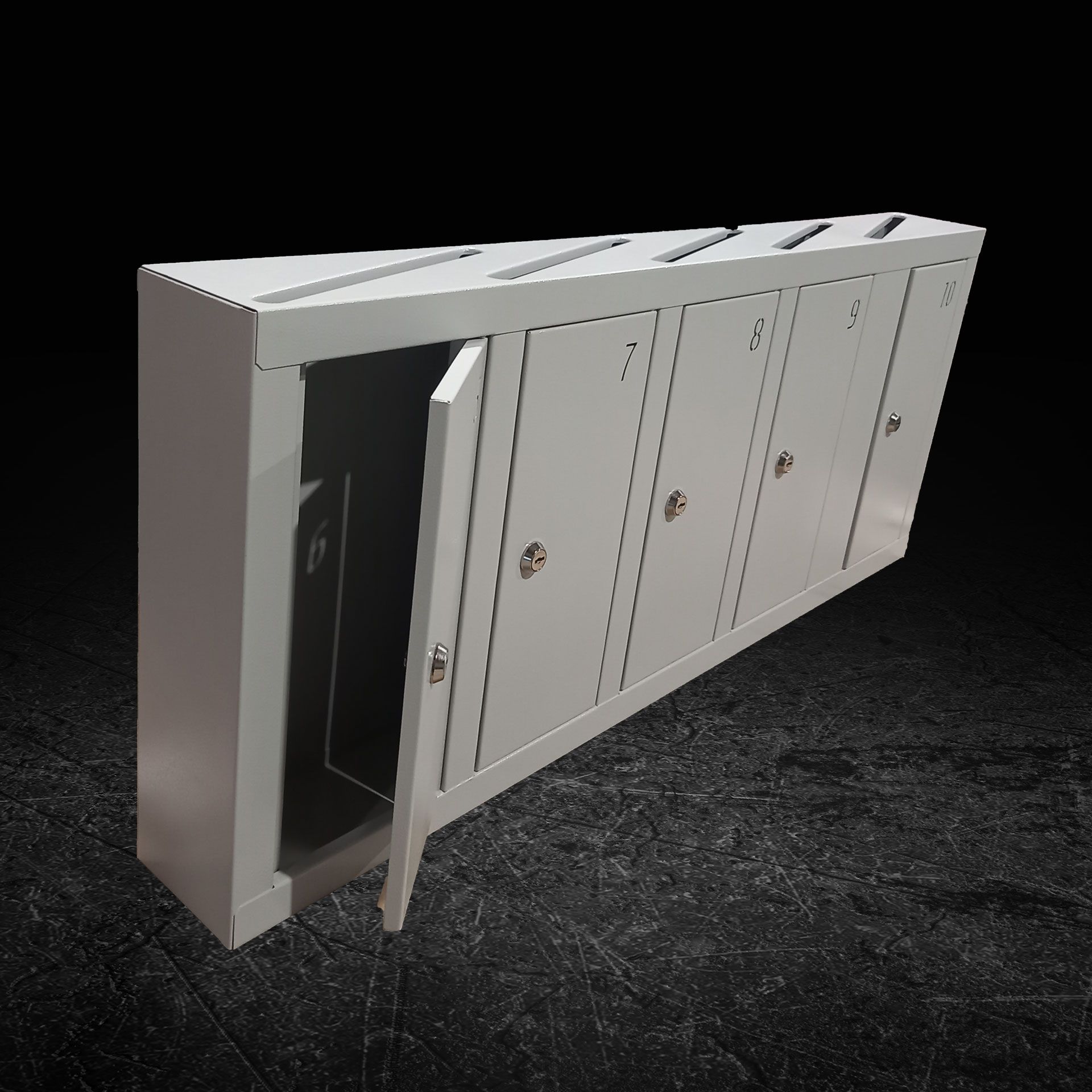 Horizontali vidaus tipo 
pašto dėžutė